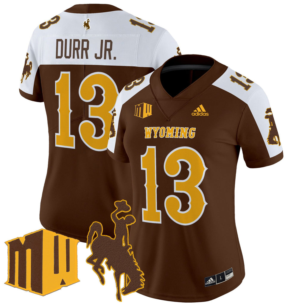 Women's Wyoming Cowboys 2025 Vapor Limited Jersey - All Stitched
