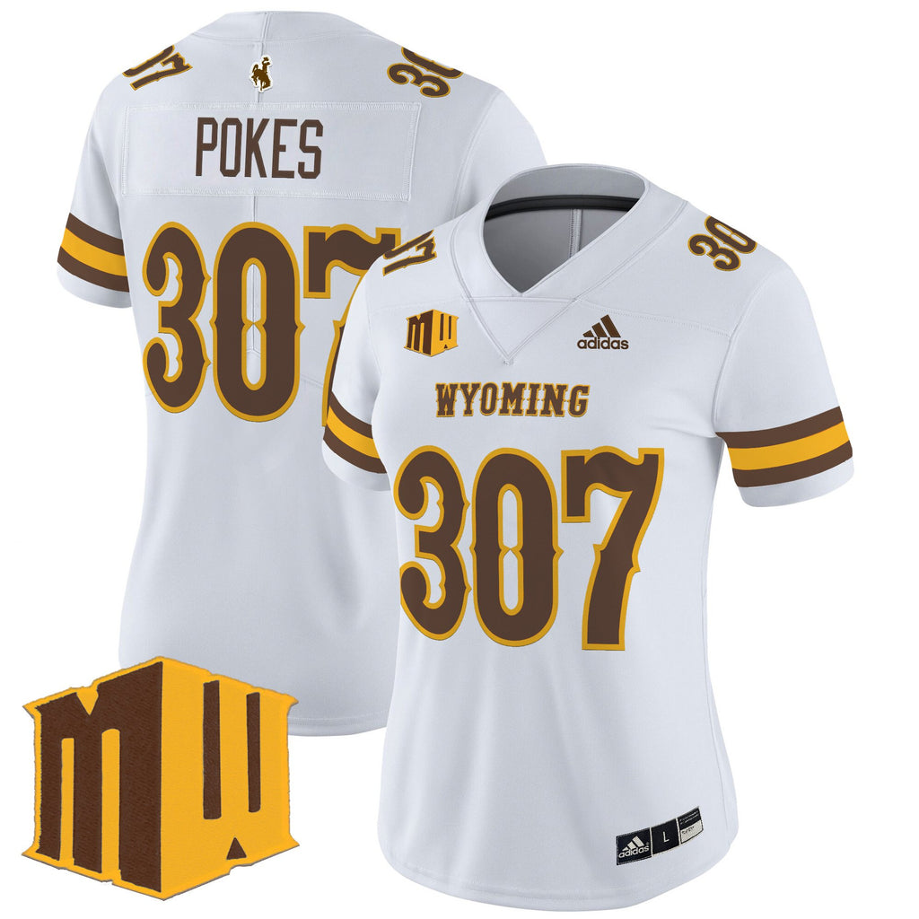 Women's Wyoming Cowboys 2025 Vapor Limited Jersey - All Stitched