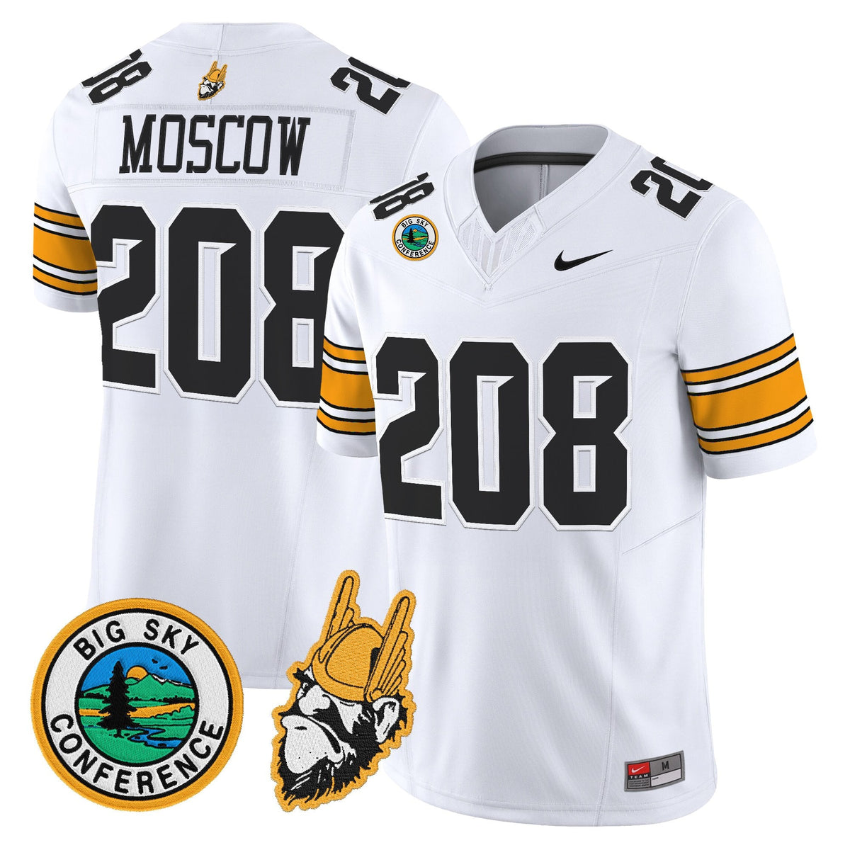 Men's Idaho Vandals 1975 Throwback Vapor Limited Jersey - All Stitched