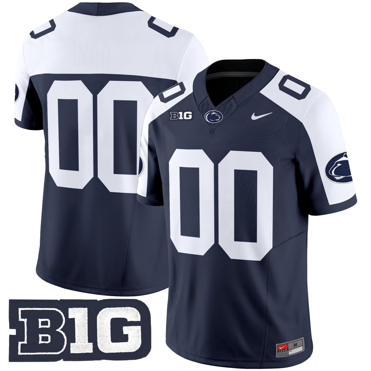 Penn State Nittany Lions 2025 Vapor Limited Custom Jersey V2 - All Stitched