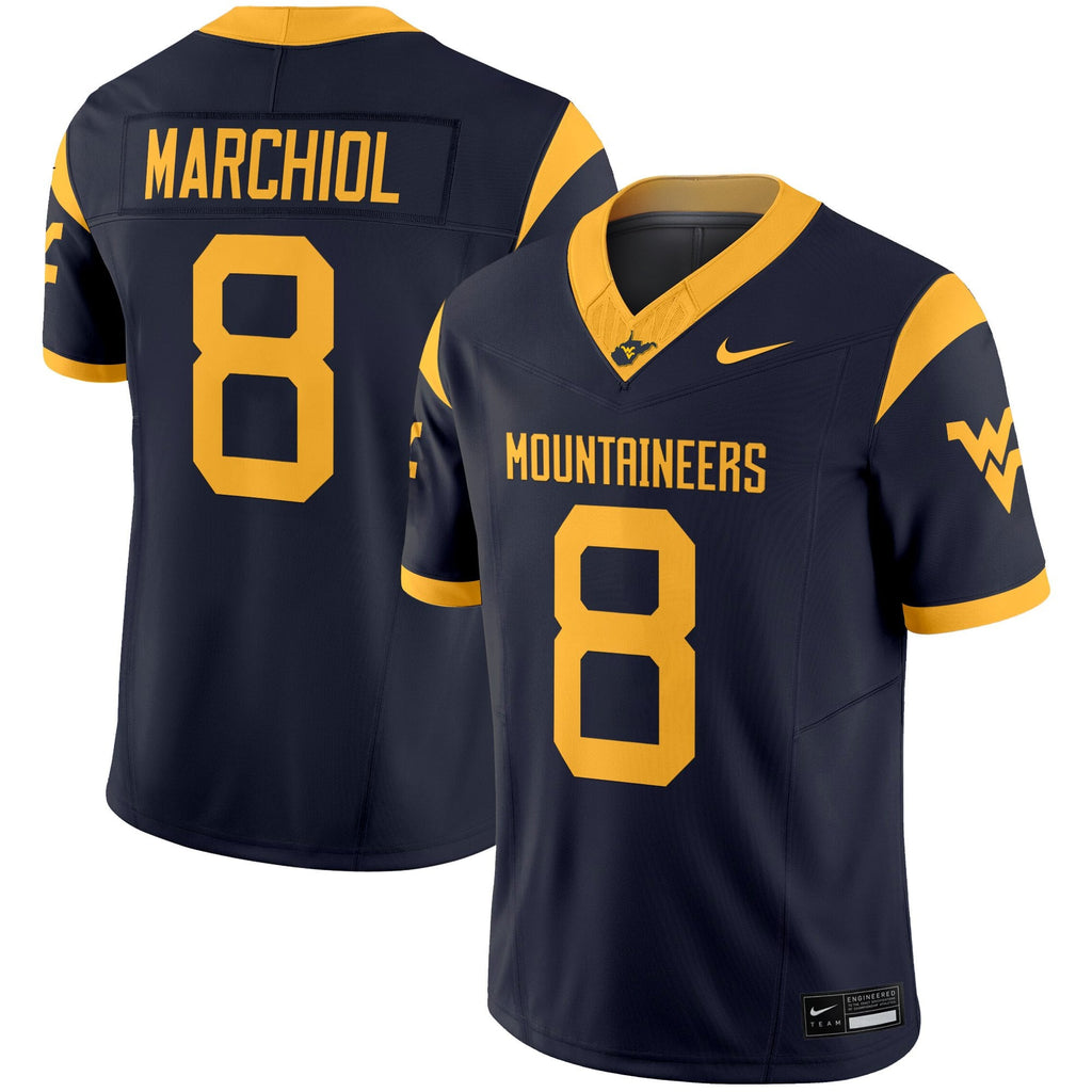 Men's West Virginia Mountaineers 2025 Vapor Limited Jersey - All Stitched
