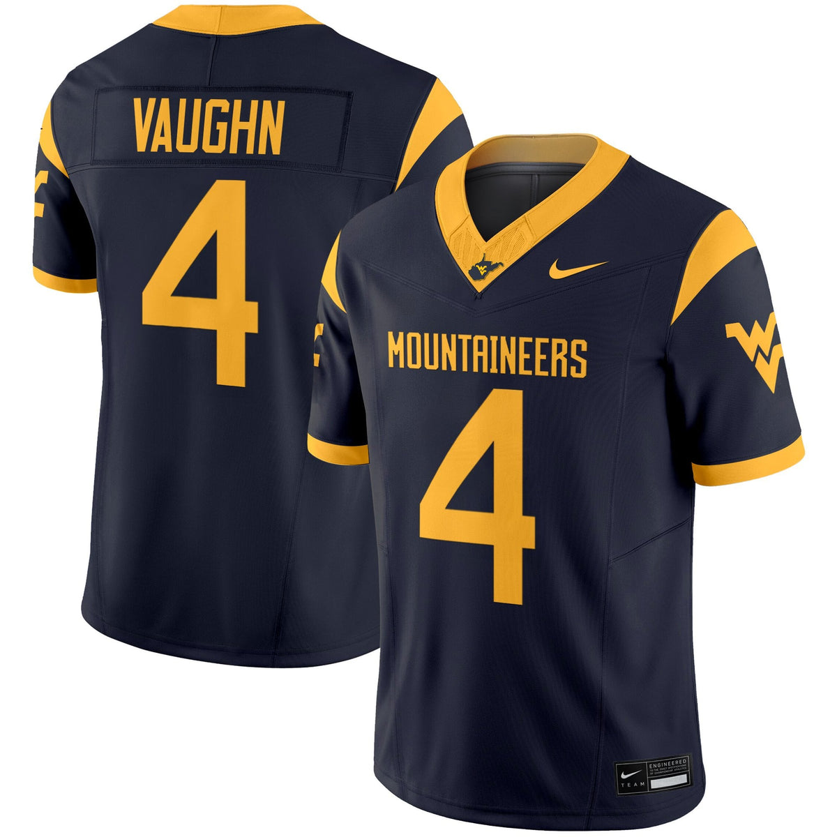 Men's West Virginia Mountaineers 2025 Vapor Limited Jersey - All Stitched