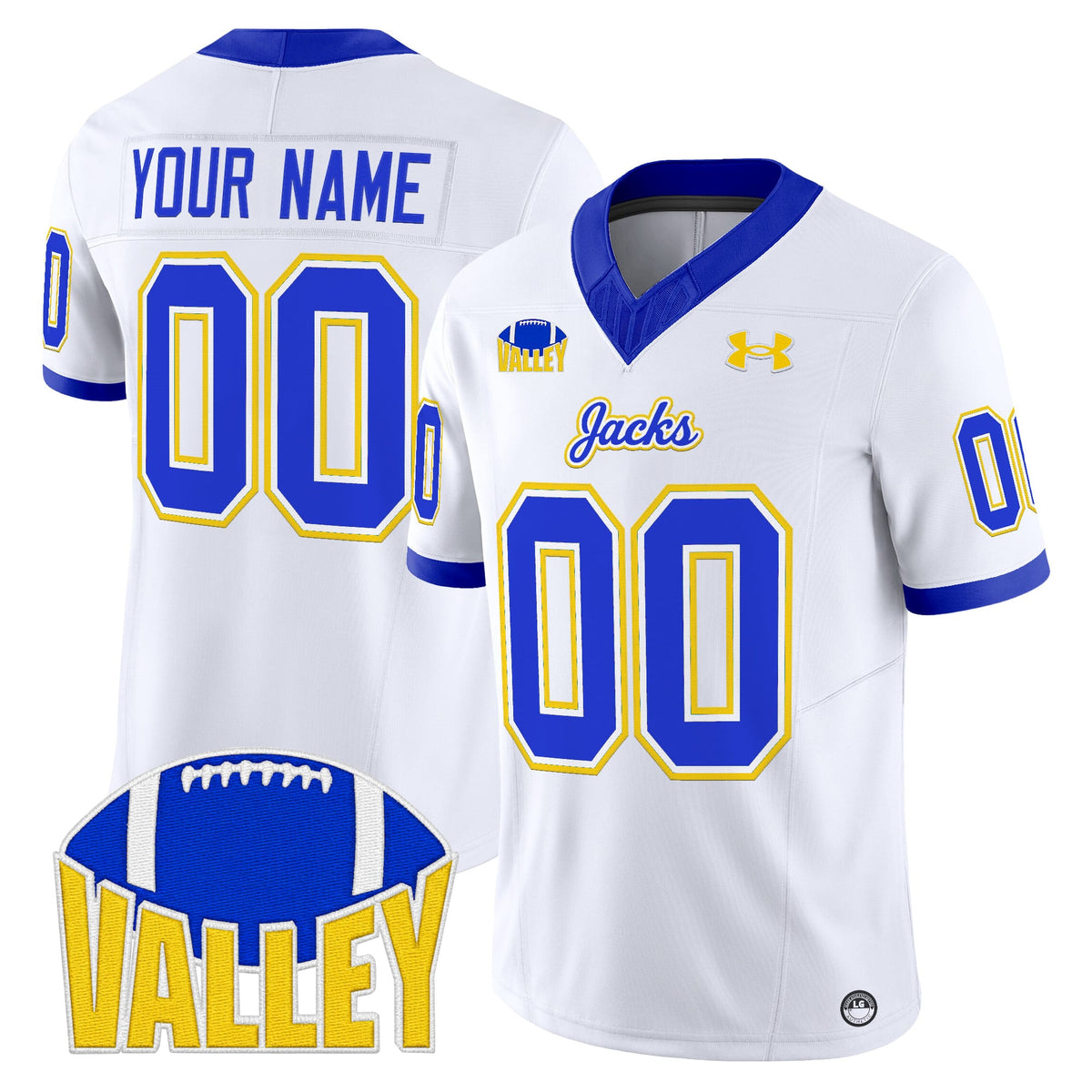 South Dakota State Jackrabbits 2025 Vapor Limited Custom Jersey - All Stitched