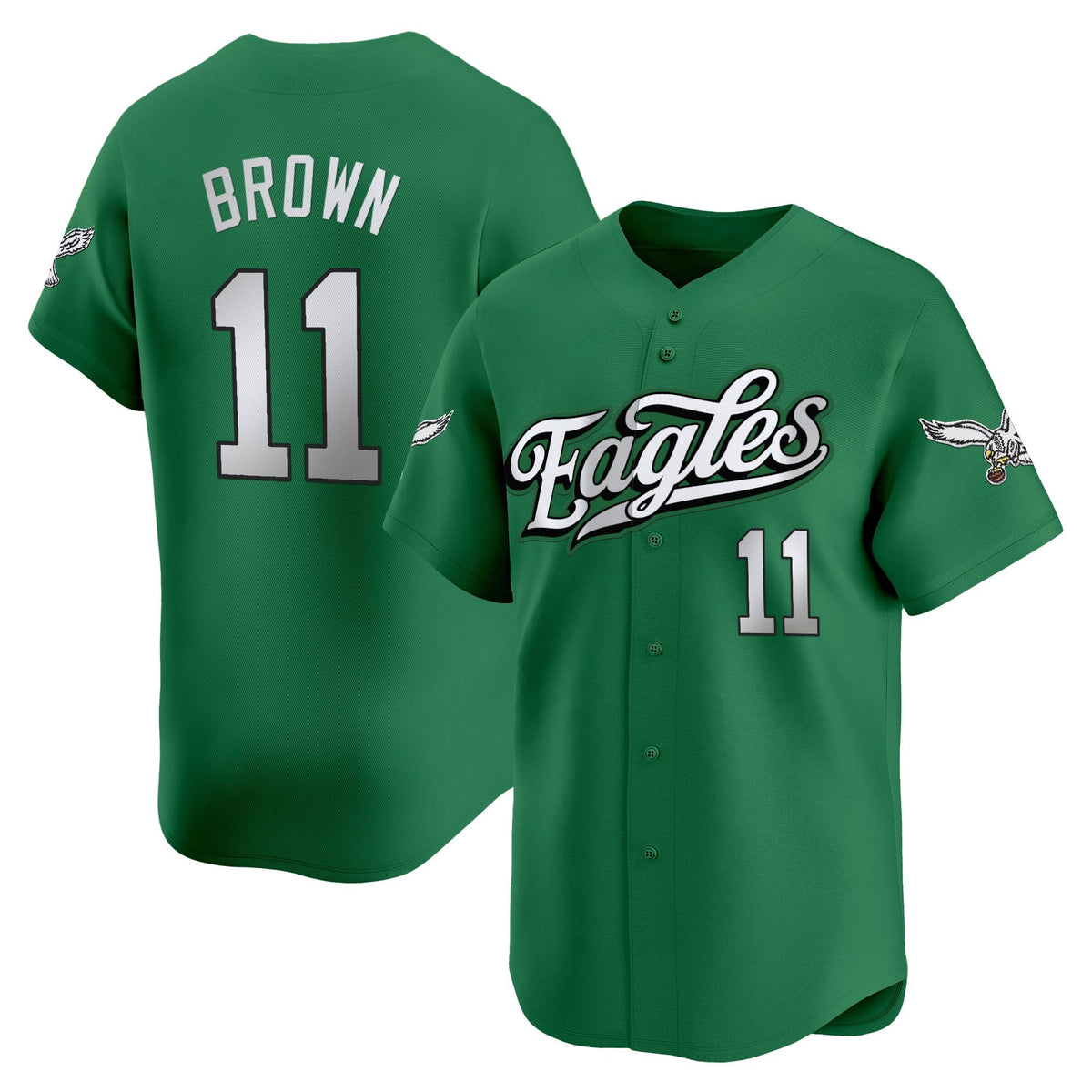 Men's Philadelphia Eagles 2025 Vapor Baseball Jersey V2 - All Stitched