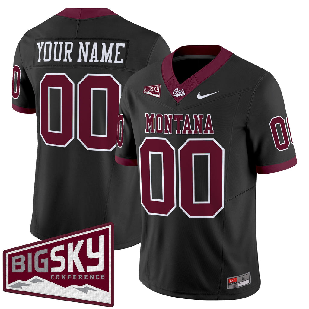 Montana Grizzlies 2025 Vapor Limited Custom Jersey - All Stitched