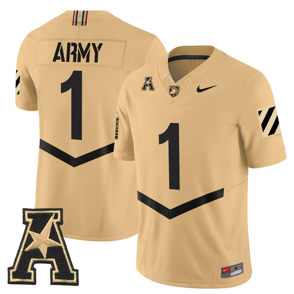 Men's Army Black Knights 2025 Vapor Limited Jersey - All Stitched