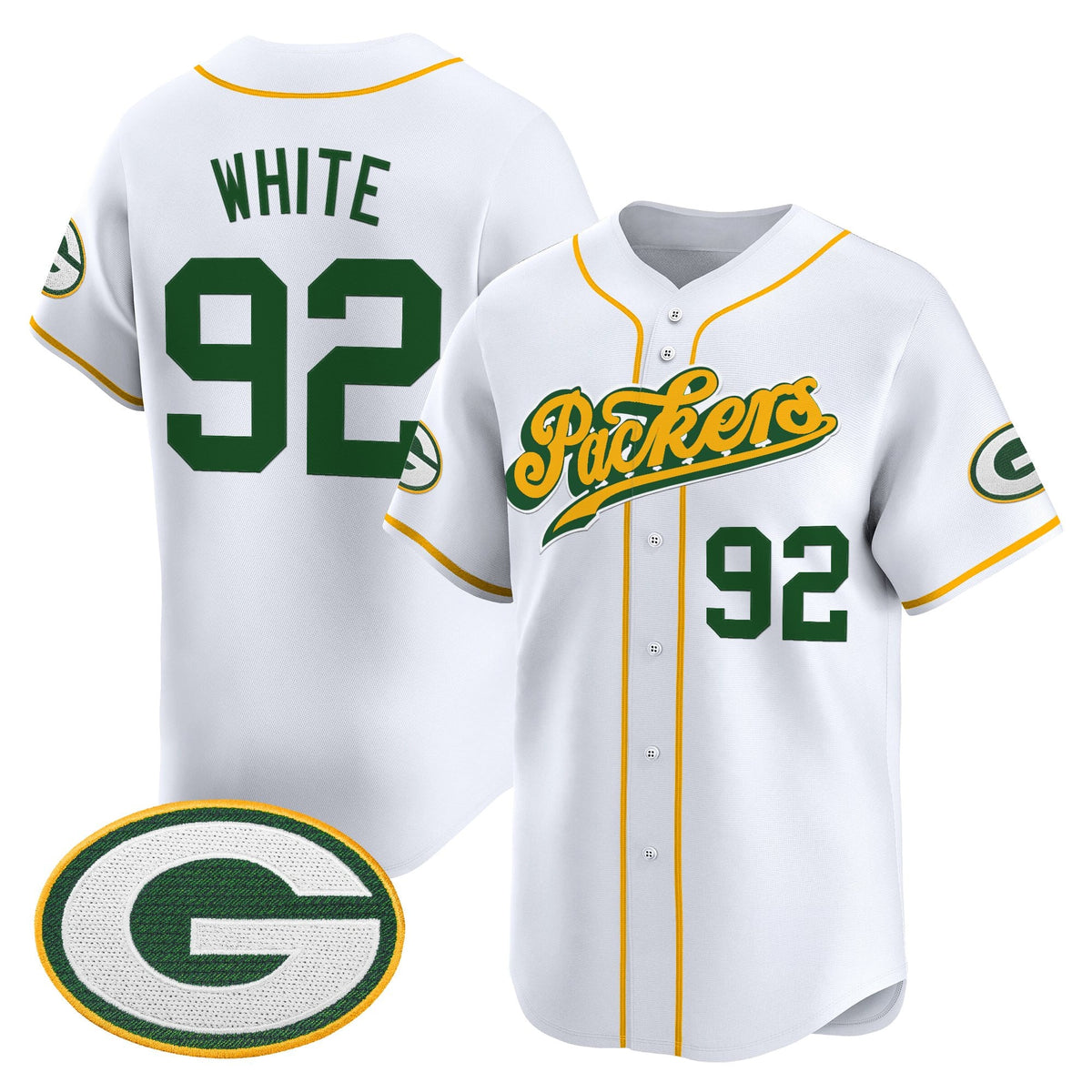 Men's Green Bay Packers 2025 Vapor Baseball Jersey V2 - All Stitched