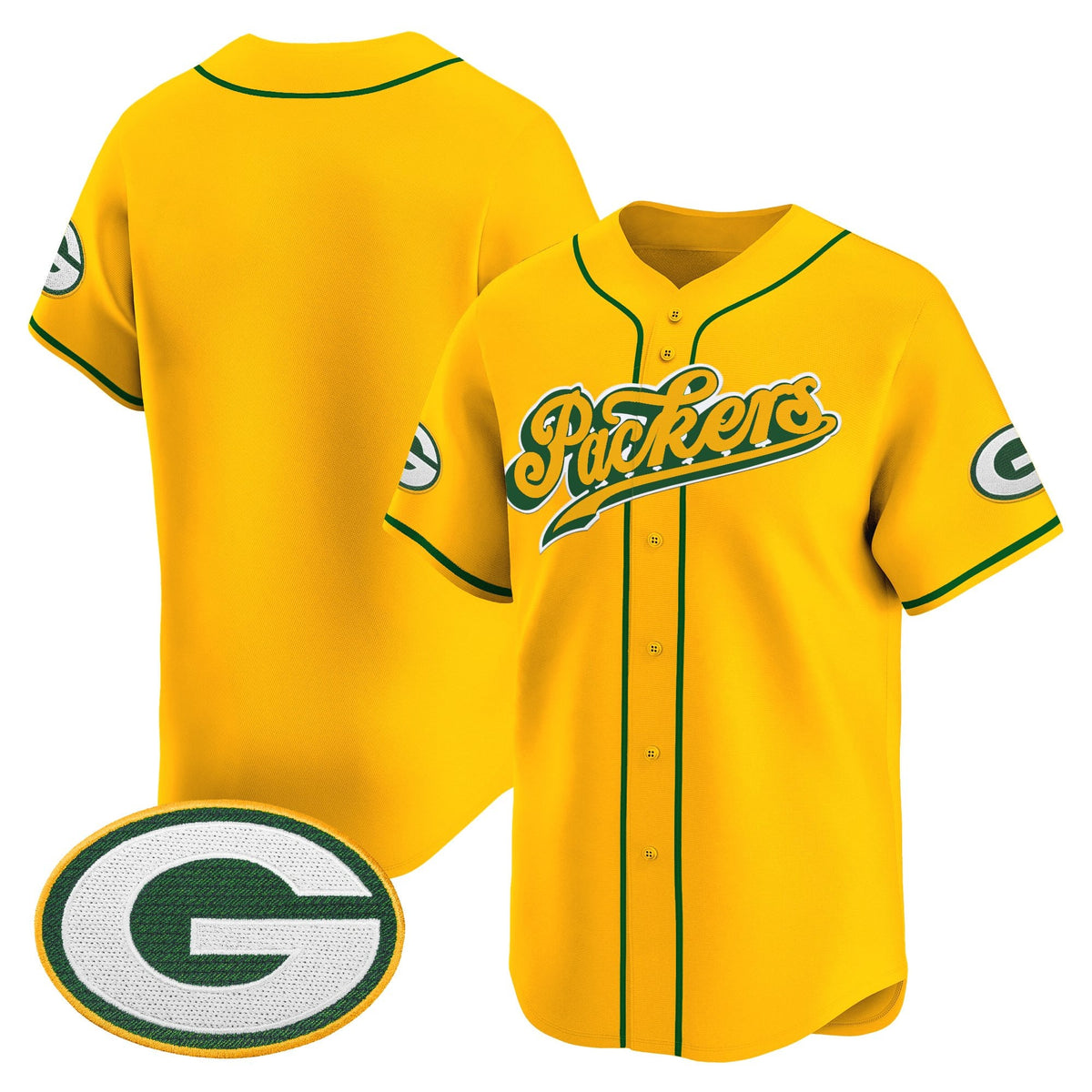 Men's Green Bay Packers 2025 Vapor Baseball Jersey V2 - All Stitched