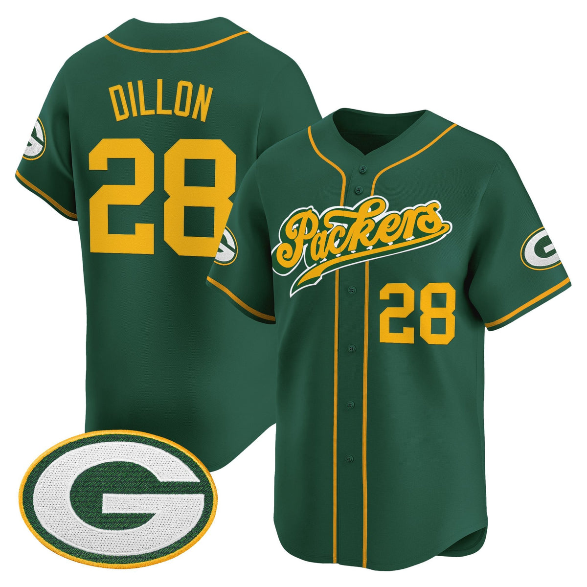 Men's Green Bay Packers 2025 Vapor Baseball Jersey V2 - All Stitched