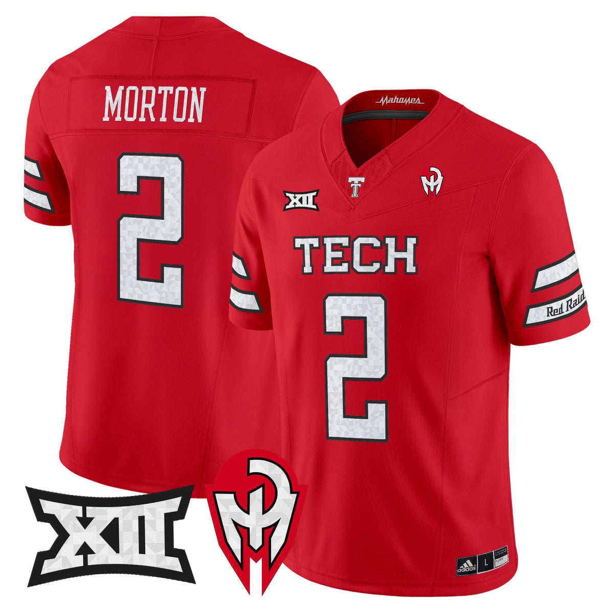 Men's Texas Tech Red Raiders 'Too Cold' Vapor Limited Jersey - Mahomes Collection - All Stitched