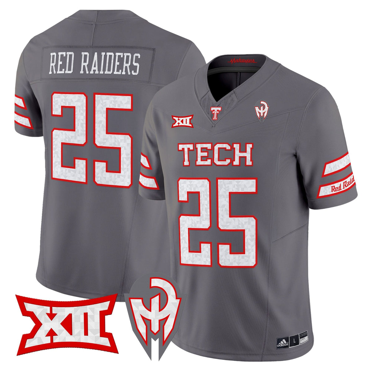 Men's Texas Tech Red Raiders 'Too Cold' Vapor Limited Jersey - Mahomes Collection - All Stitched