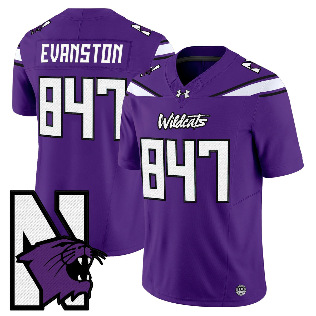 Men's Northwestern Wildcats Honoring ’95 Vapor Limited Jersey - All Stitched