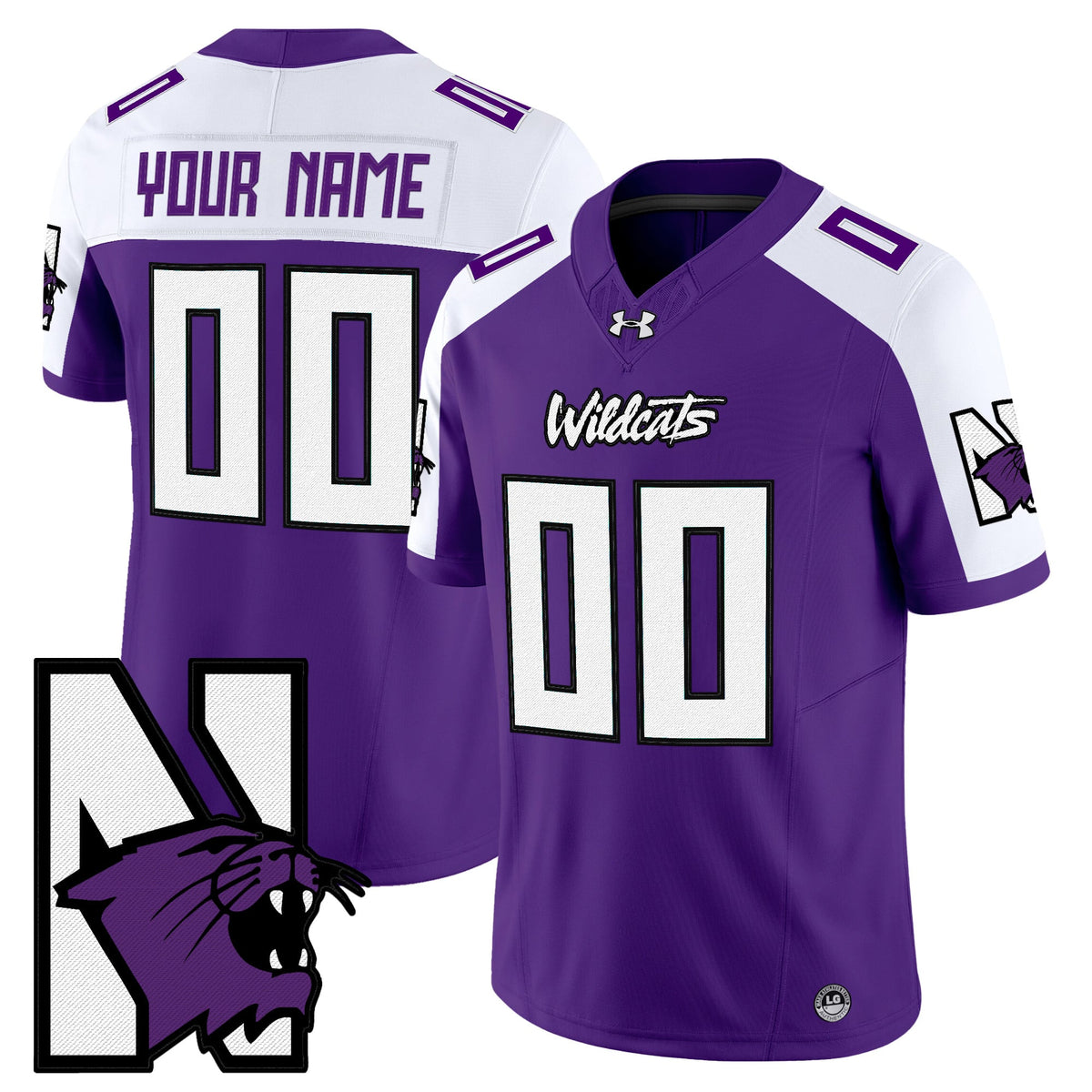 Northwestern Wildcats Honoring ’95 Vapor Limited Custom Jersey - All Stitched