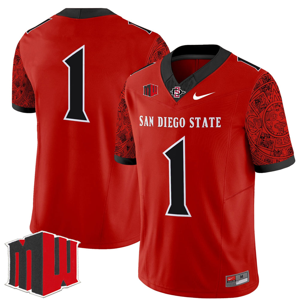 Men's San Diego State Aztecs 2025 Vapor Limited Jersey - All Stitched