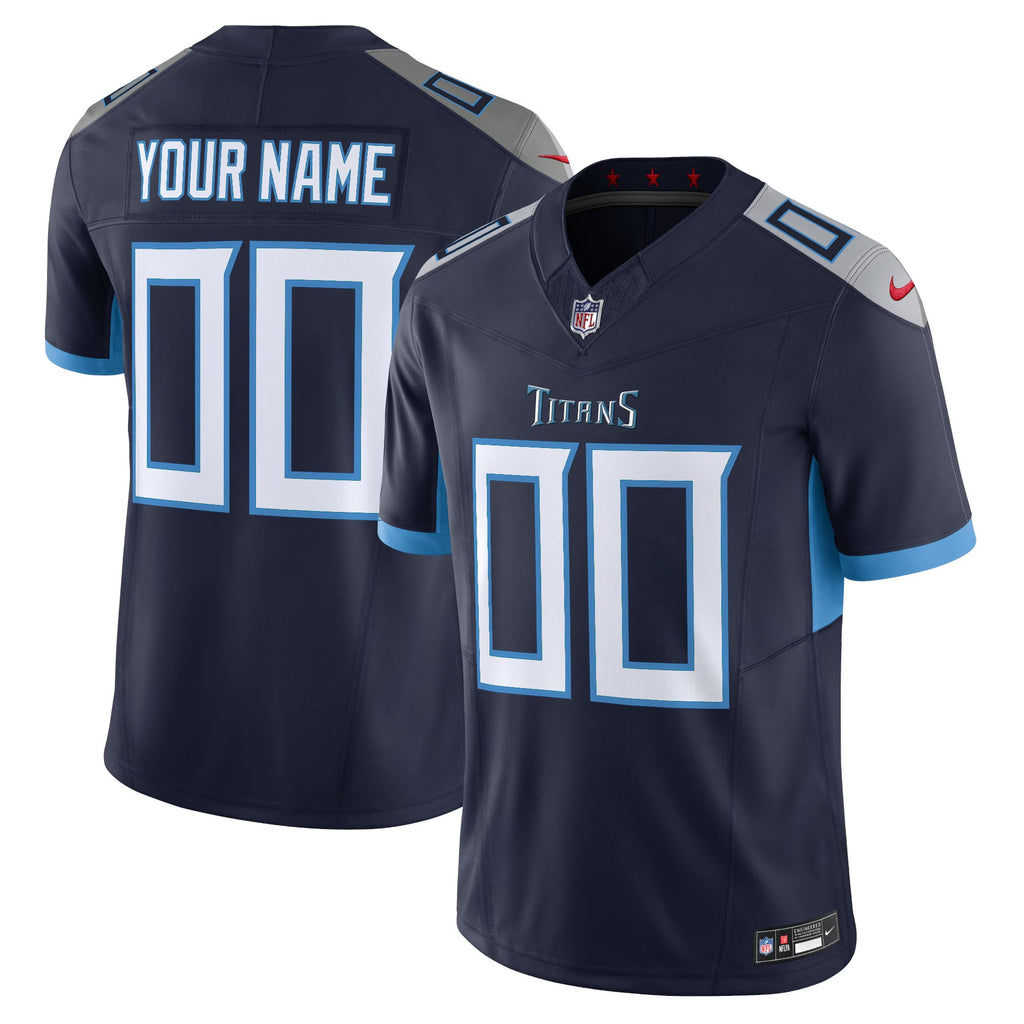 Tennessee Titans 2025 Vapor Limited Custom Jersey - All Stitched