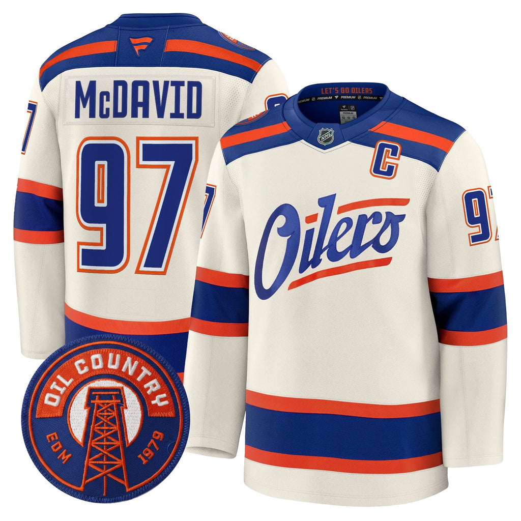 Edmonton Oilers 2025/26 Premium Jersey - All Stitched