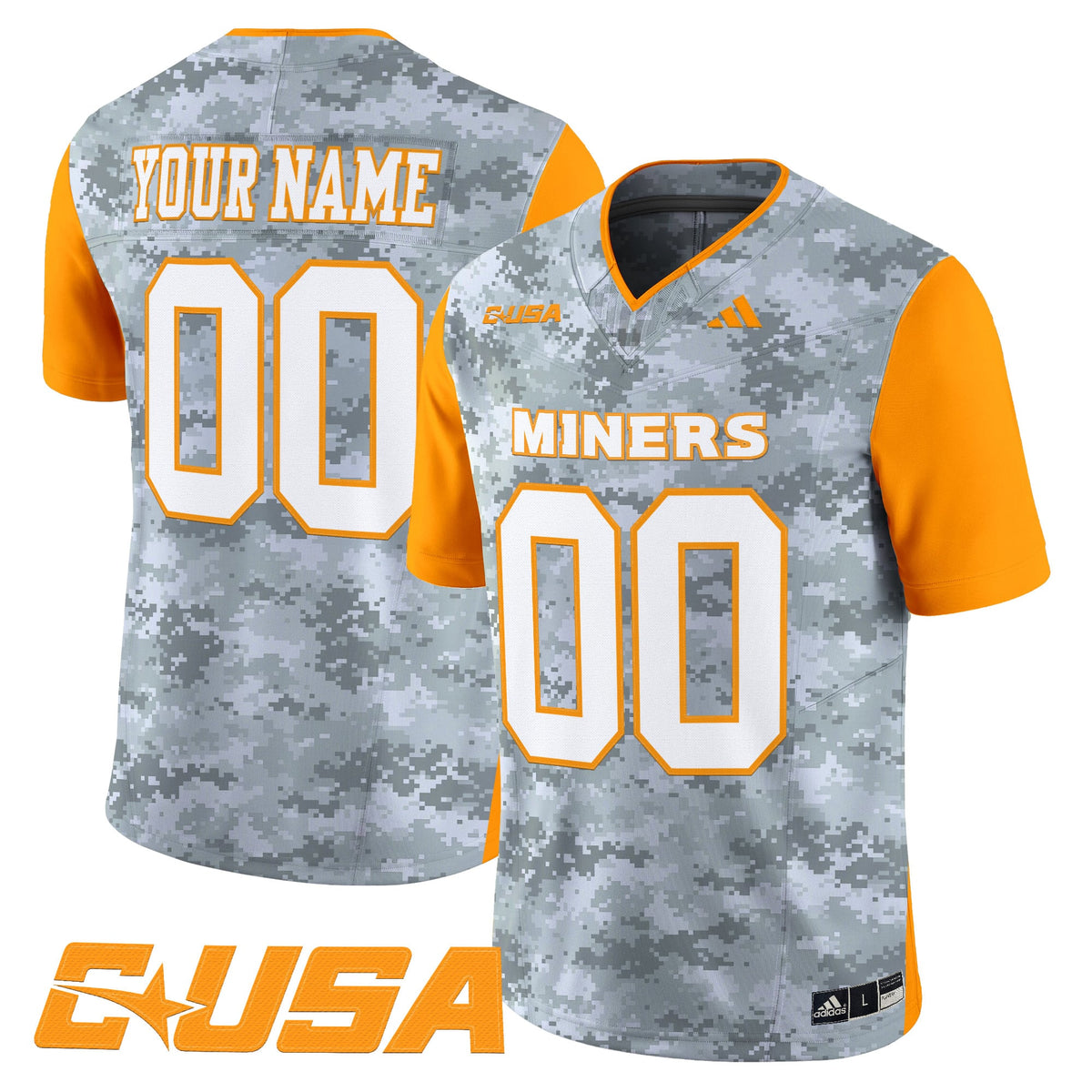 UTEP Miners 2025 Vapor Limited Custom Jersey - All Stitched