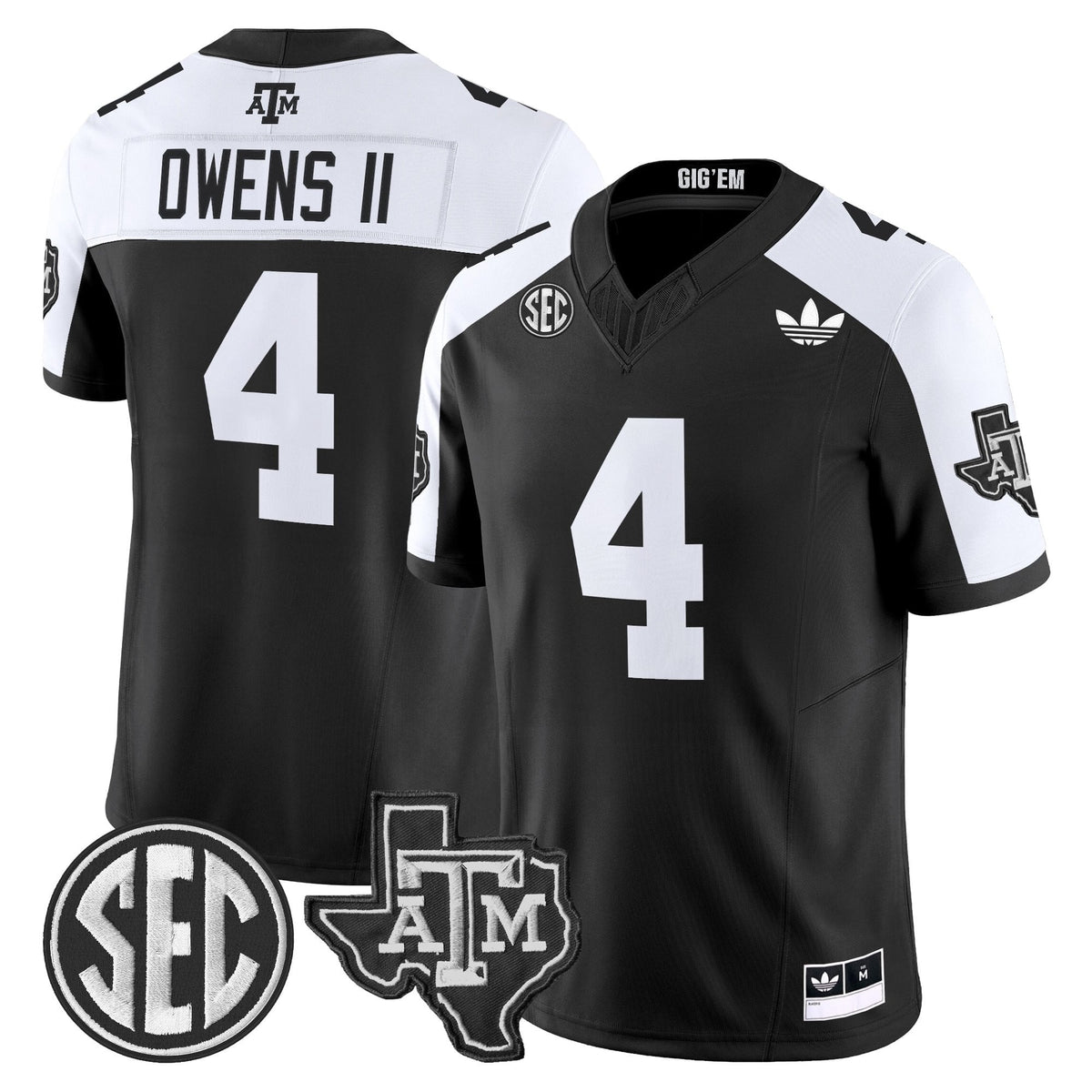 Men's Texas A&M Aggies 2025 Vapor Limited Jersey V2 - All Stitched