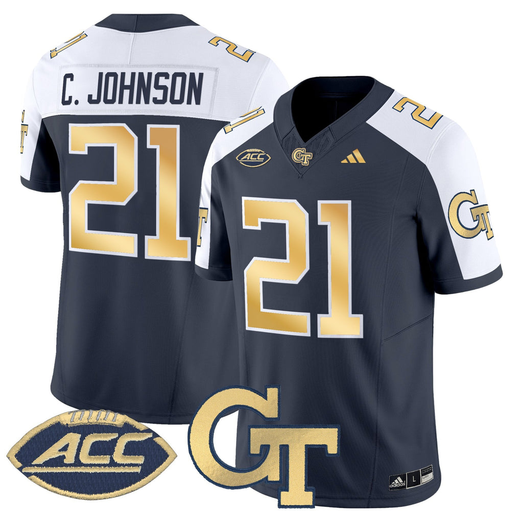 Youth's Georgia Tech Yellow Jackets 2025 Vapor Limited Jersey - All stitched