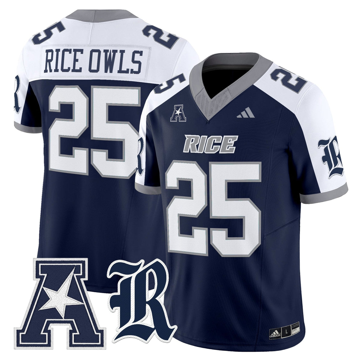 Men's Rice Owls 2025 Vapor Limited Jersey - All Stitched