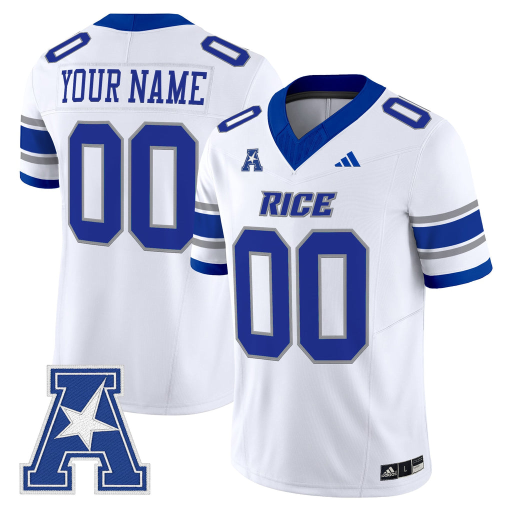 Rice Owls 2025 Vapor Limited Custom Jersey - All Stitched
