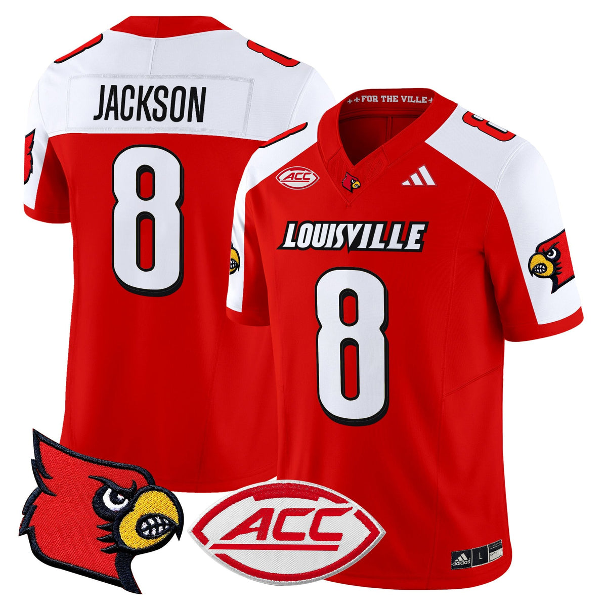 Men's Louisville Cardinals 2025 Vapor Limited Jersey - All Stitched