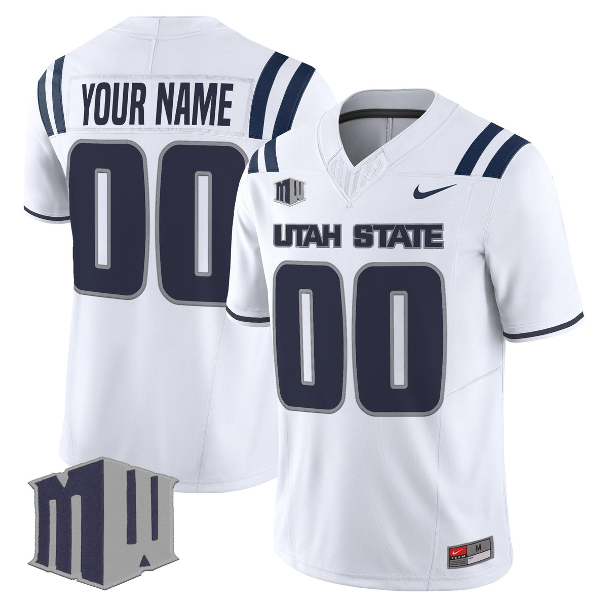 Utah State Aggies 2025 Vapor Limited Custom Jersey - All Stitched