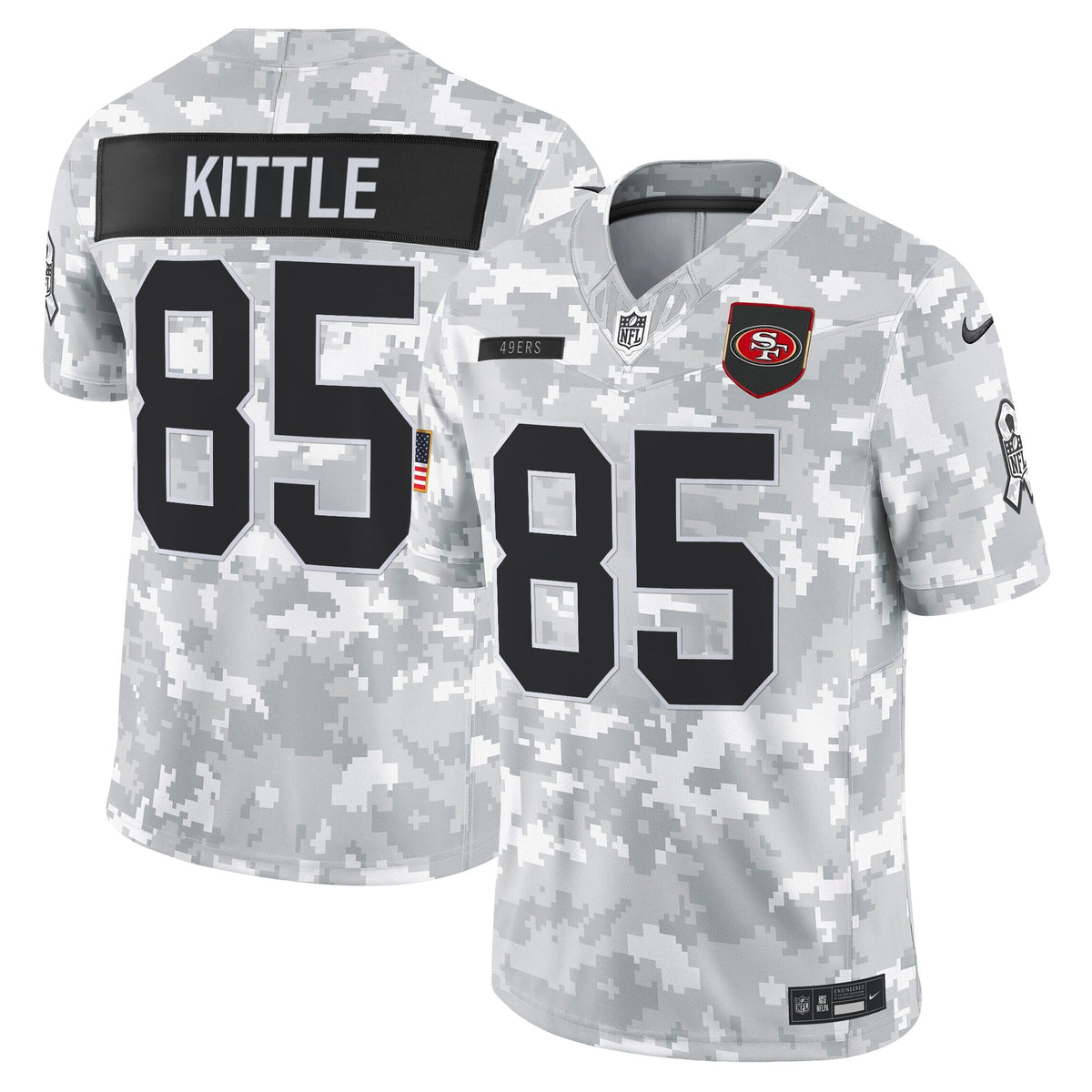 Men's San Francisco 49ers 2025 Salute to Service Vapor Limited Jersey - All Stitched