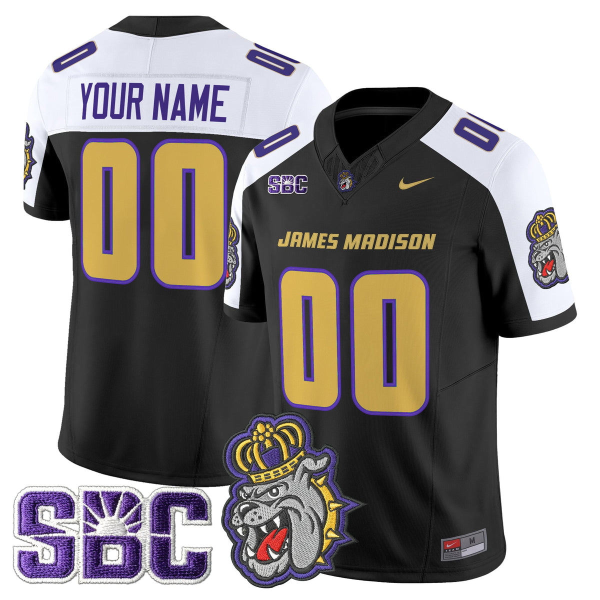 James Madison Dukes 2025 Vapor Limited Custom Jersey - All Stitched