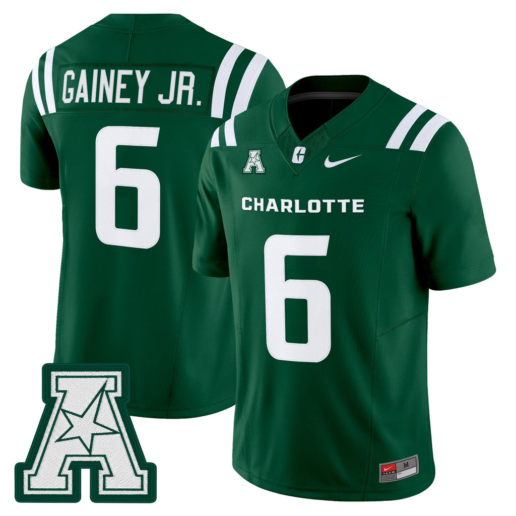 Men's Charlotte 49ers 2025 Vapor Limited Jersey - All Stitched