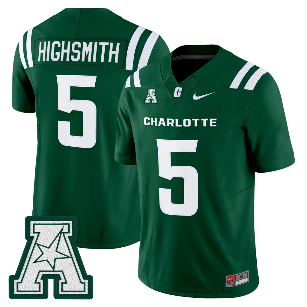 Men's Charlotte 49ers 2025 Vapor Limited Jersey - All Stitched