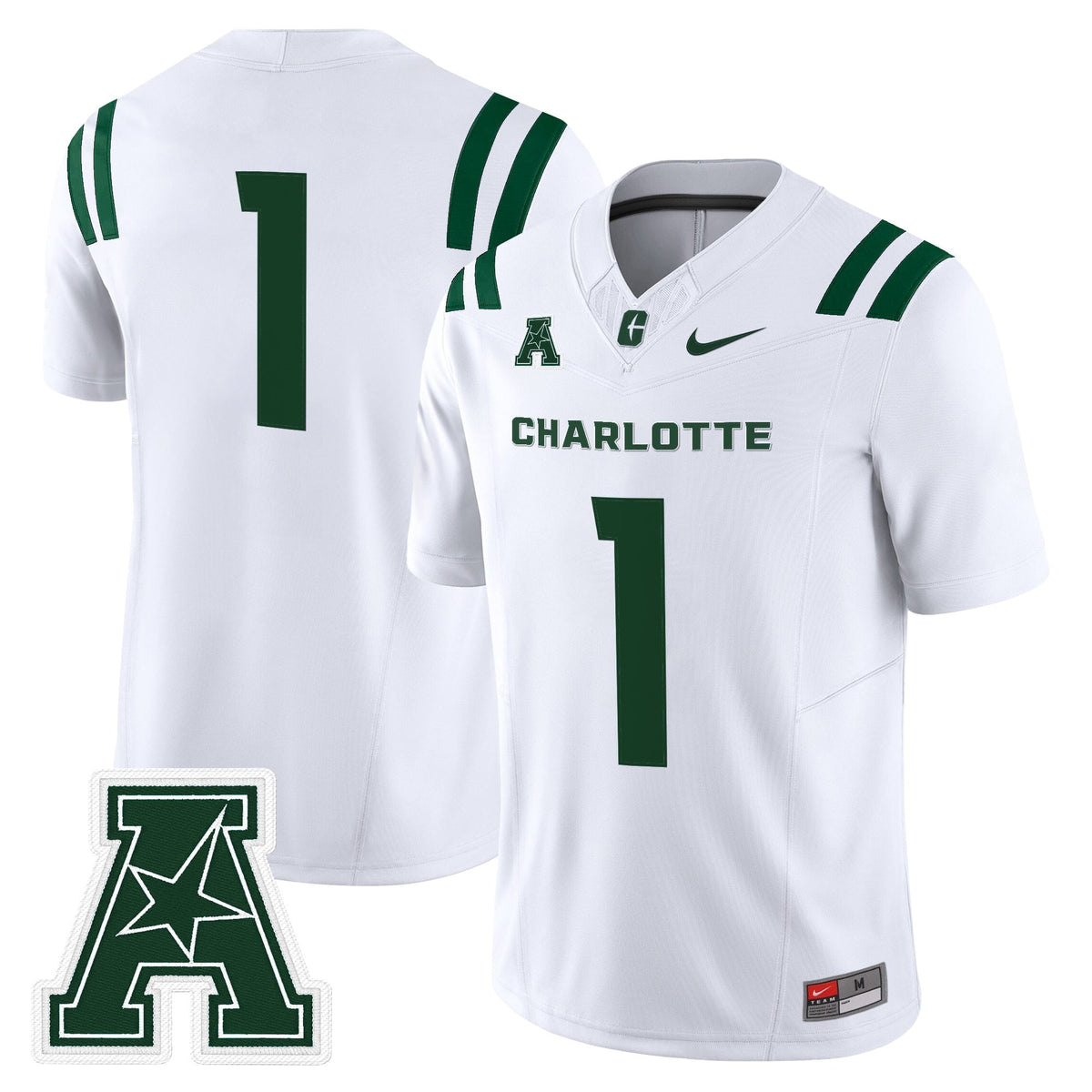 Men's Charlotte 49ers 2025 Vapor Limited Jersey - All Stitched
