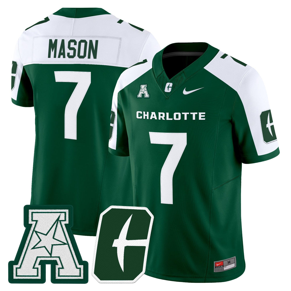 Men's Charlotte 49ers 2025 Vapor Limited Jersey - All Stitched