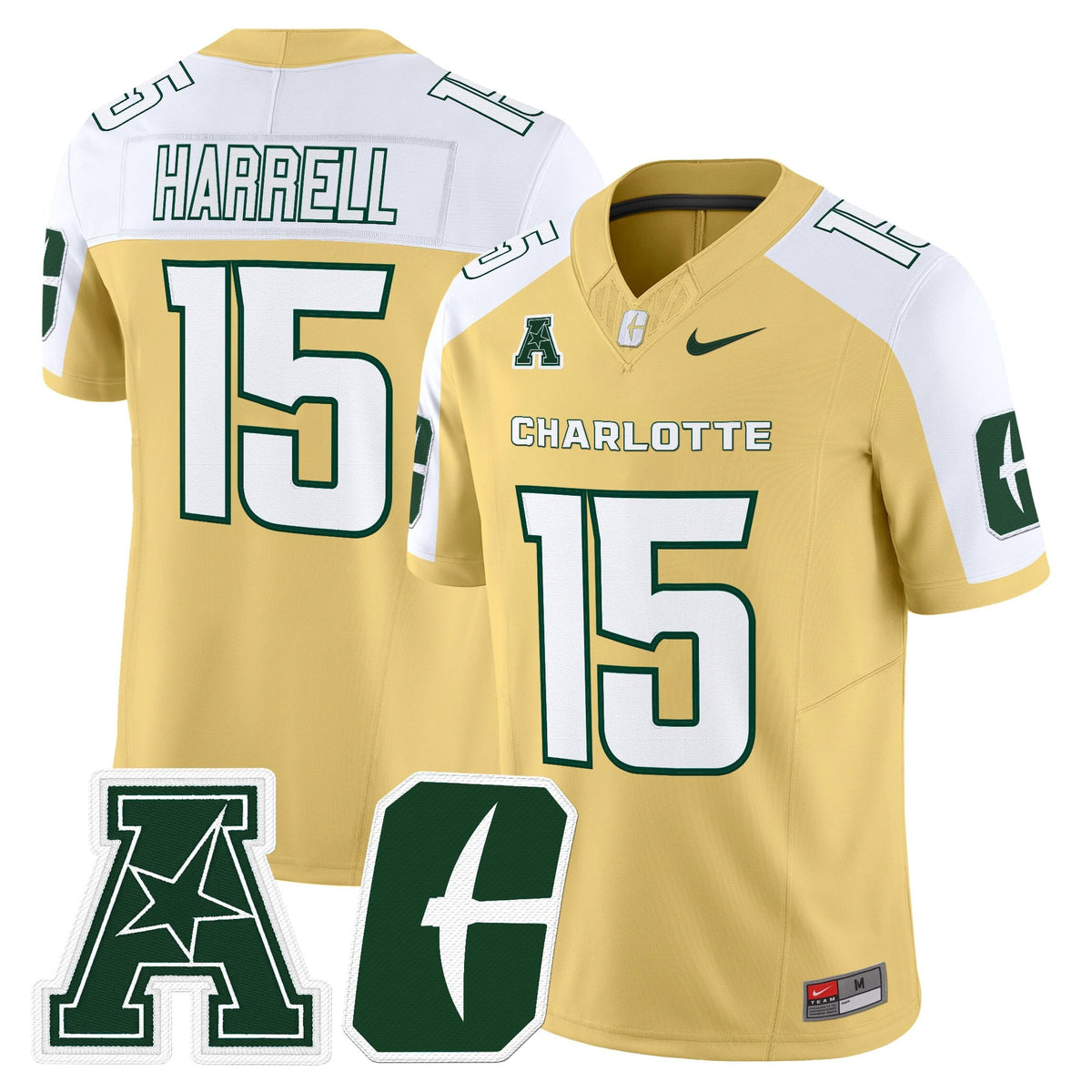 Men's Charlotte 49ers 2025 Vapor Limited Jersey - All Stitched