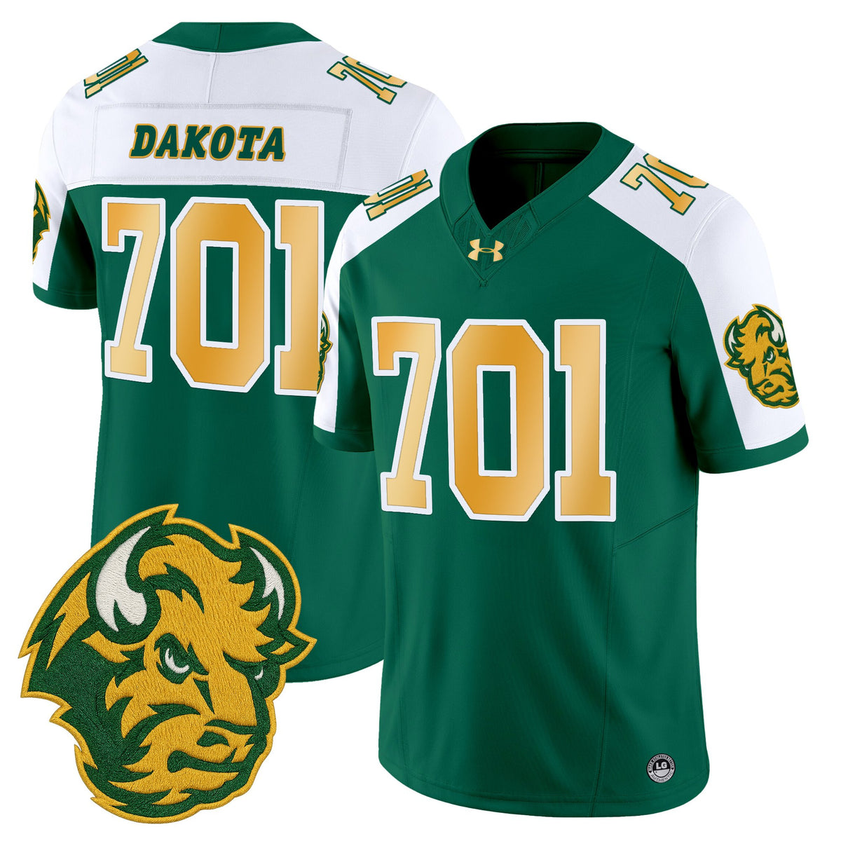 Men's North Dakota State Bison Vapor Limited Jersey - All Stitched