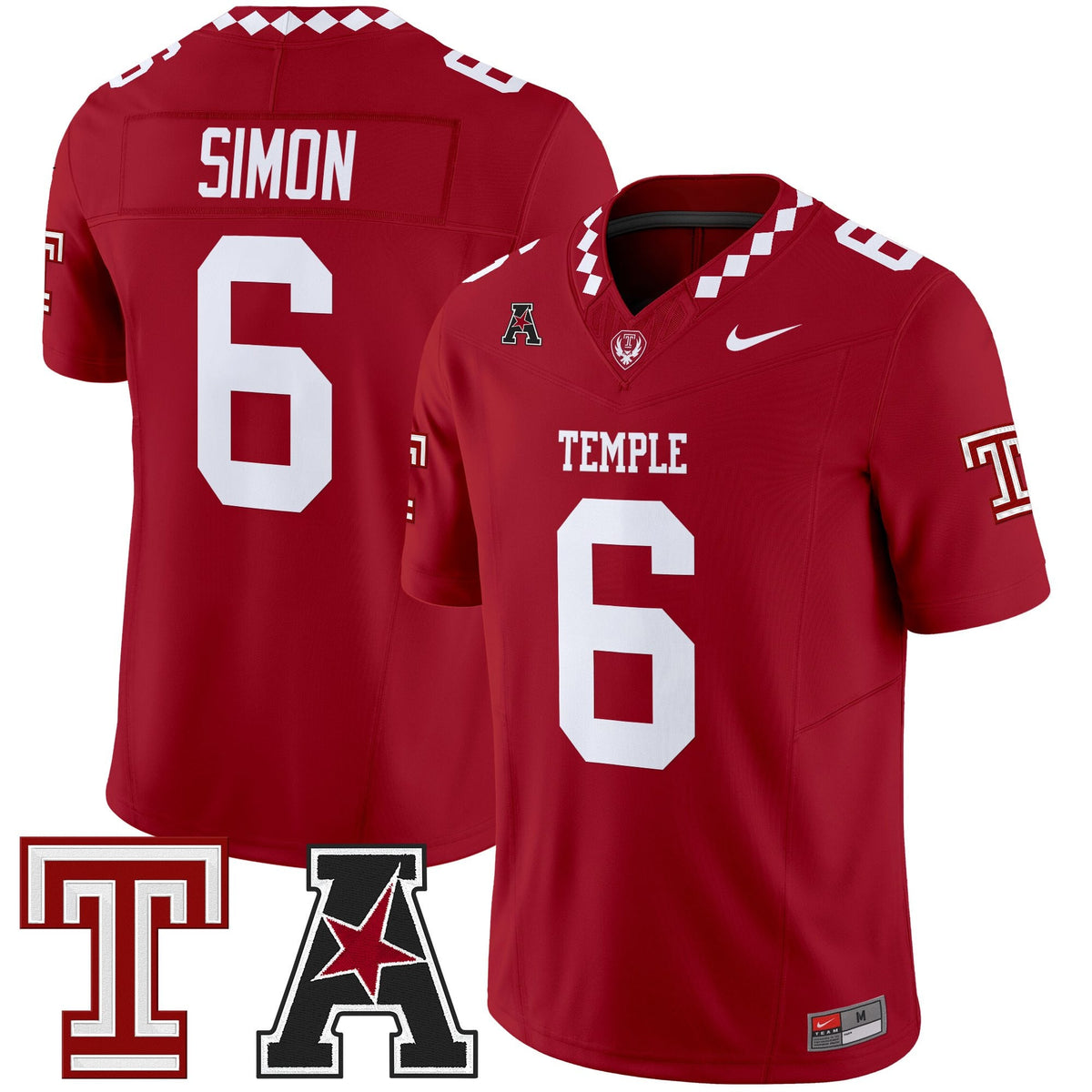 Men's Temple Owls 2025 Vapor Limited Jersey - All Stitched