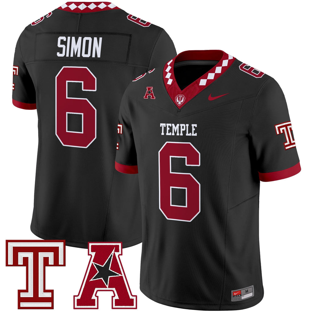 Men's Temple Owls 2025 Vapor Limited Jersey - All Stitched