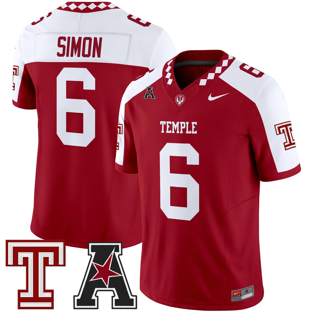 Men's Temple Owls 2025 Vapor Limited Jersey - All Stitched