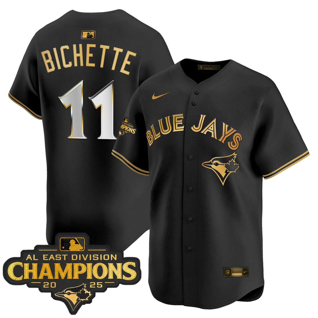 Men's Toronto Blue Jays 2025 AL East Division Champions Vapor Premier Limited Jersey - All Stitched