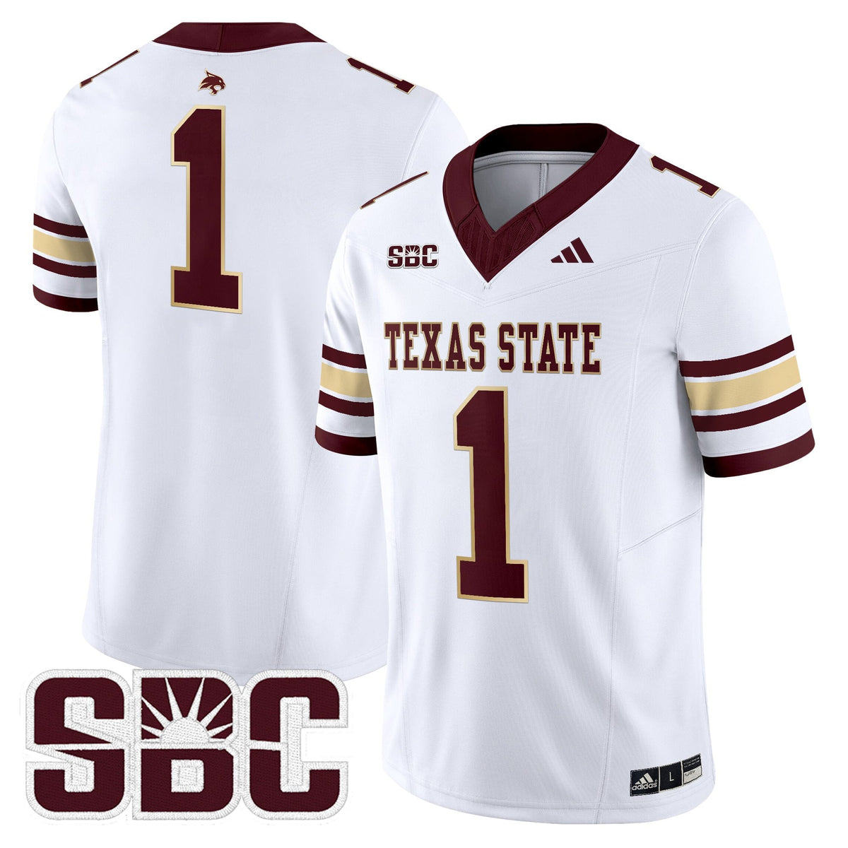 Men's Texas State Bobcats 2025 Vapor Limited Jersey - All Stitched