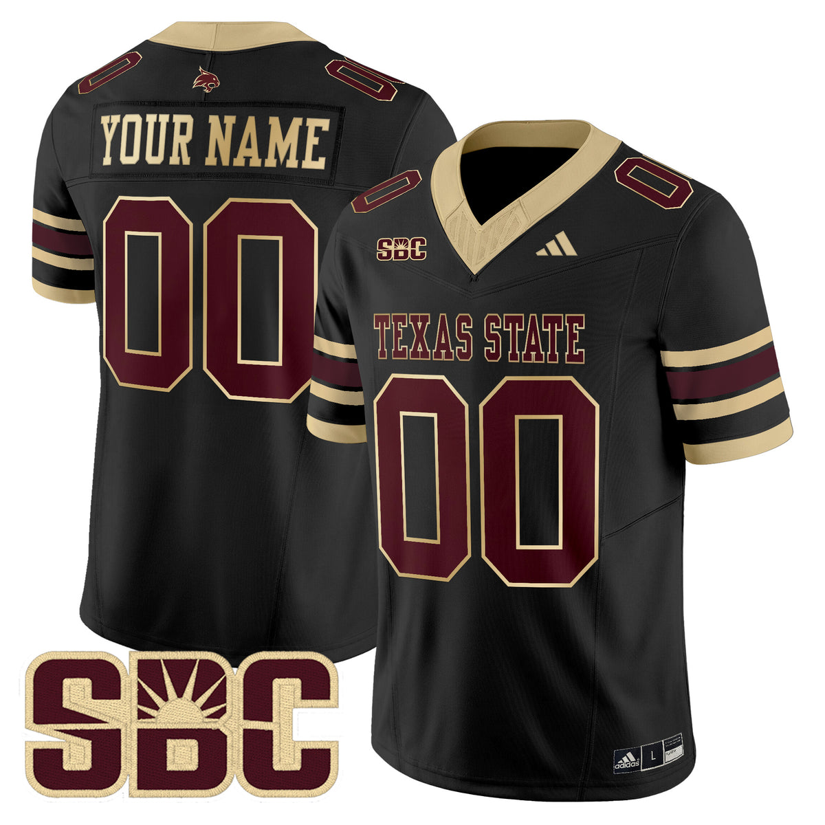 Texas State Bobcats 2025 Vapor Limited Custom Jersey - All Stitched