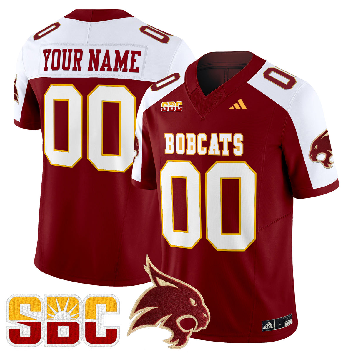 Texas State Bobcats 2025 Vapor Limited Custom Jersey - All Stitched