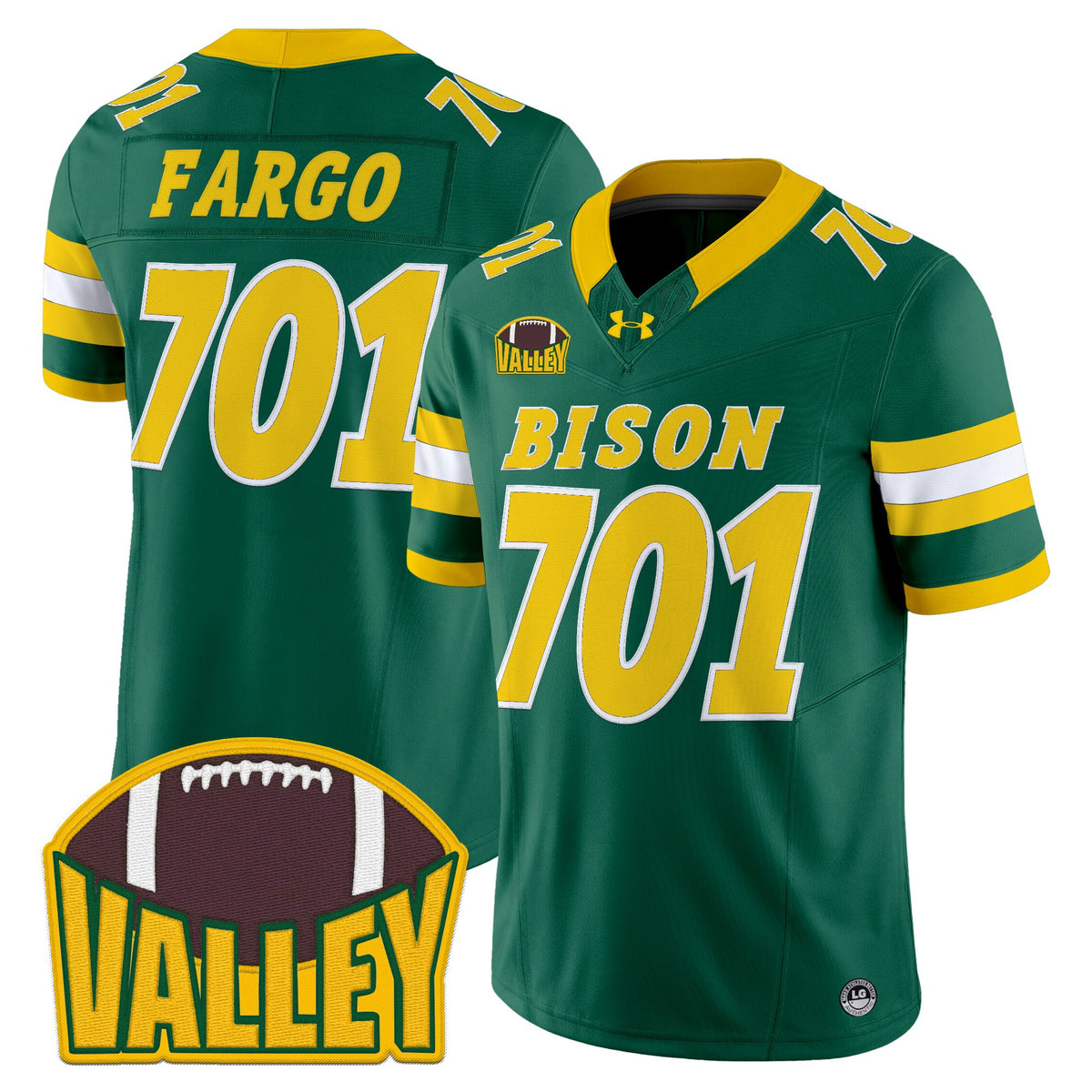 Men's North Dakota State Bison 2025 Vapor Limited Jersey - All Stitched