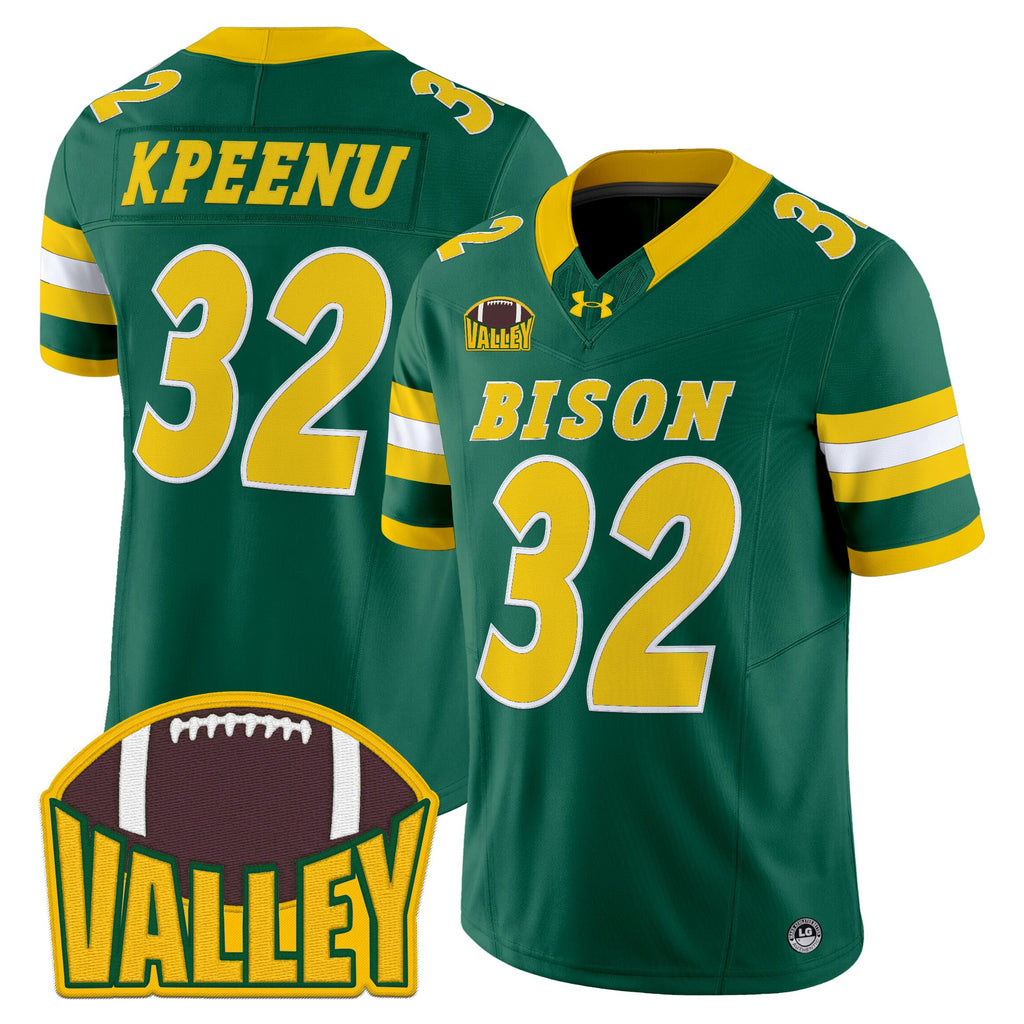 Men's North Dakota State Bison 2025 Vapor Limited Jersey - All Stitched