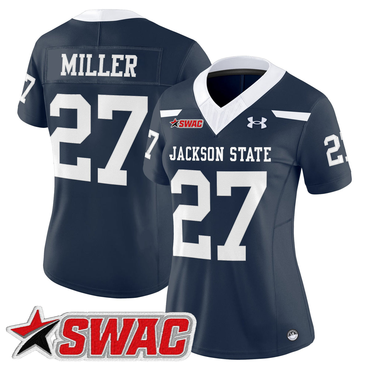 Women's Jackson State Tigers 2025 Vapor Limited Jersey - All Stitched