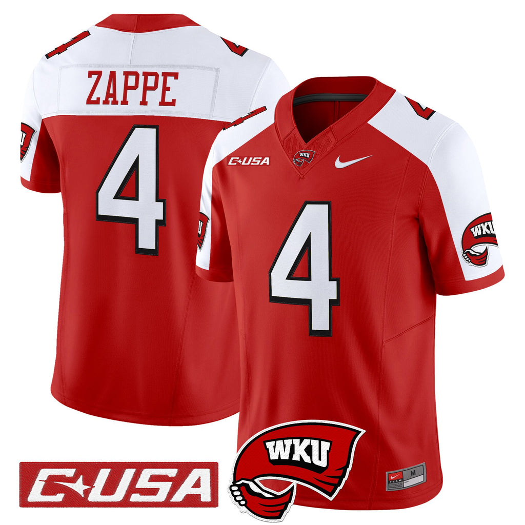 Men's Western Kentucky Hilltoppers 2025 Vapor Limited Jersey - All Stitched