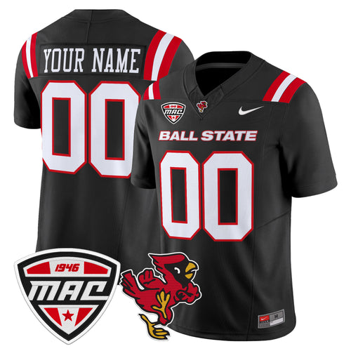 Ball State Cardinals 2025 Vapor Limited Custom Jersey - All Stitched