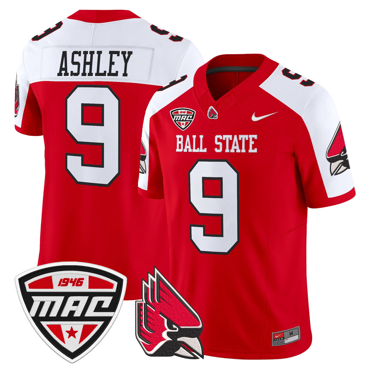 Men's Ball State Cardinals 2025 Vapor Limited Jersey - All Stitched