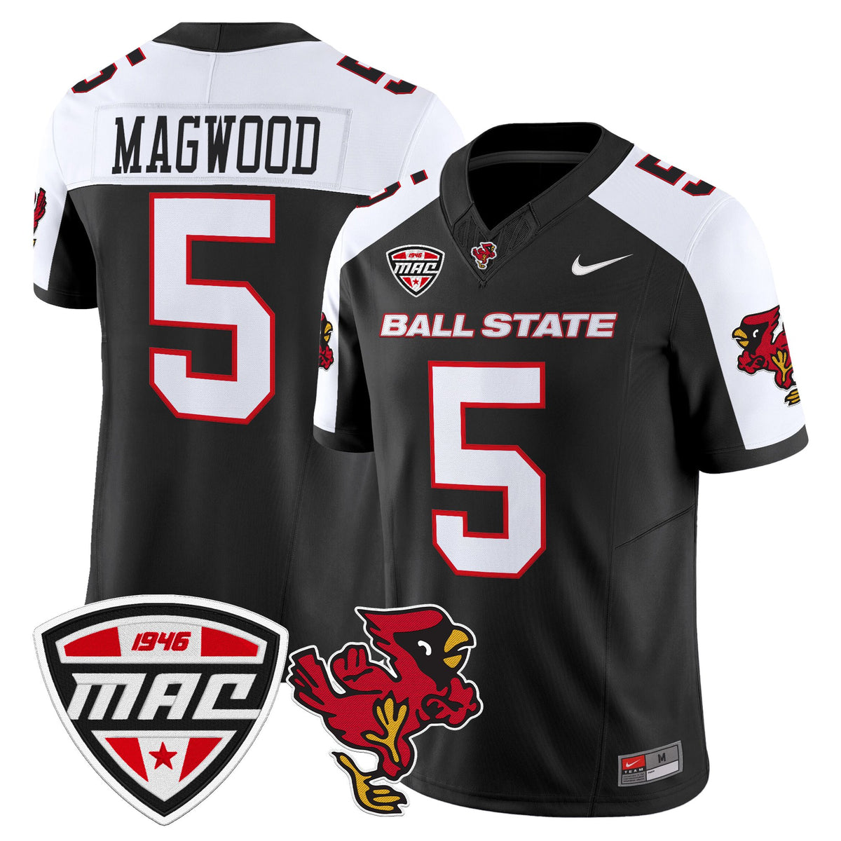 Men's Ball State Cardinals 2025 Vapor Limited Jersey - All Stitched