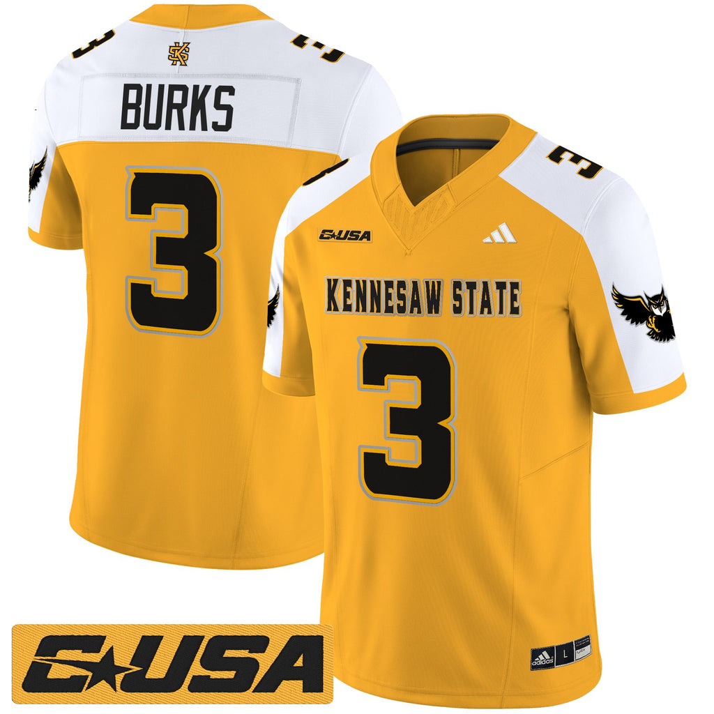 Men's Kennesaw State Owls 2025 Vapor Limited Jersey - All Stitched